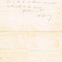 F. 2r. Cartas de Francisco Imhof