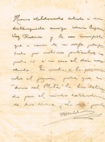 Carta de Horacio Maldonado