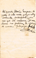 Carta de Arturo Santa Ana